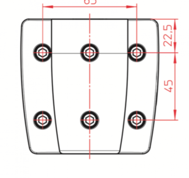 Wandhalterung für Uniled 2